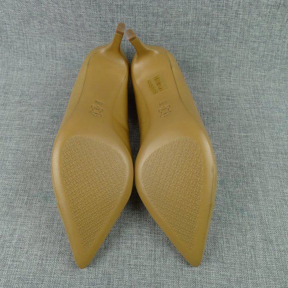 Tory Burch Nude/Tan Leather Stiletto Pumps Size 6 - Picture 8 of 16